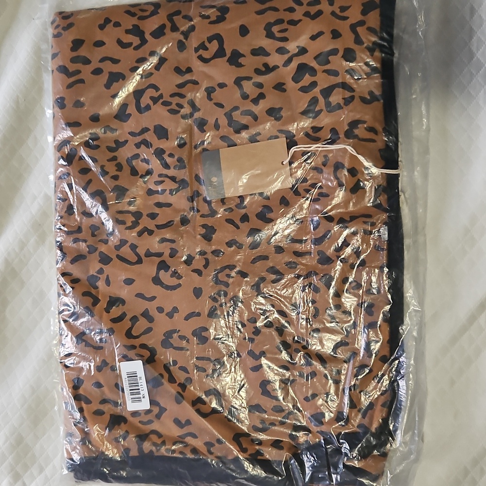 Kyte toddler leopard blanket nib
